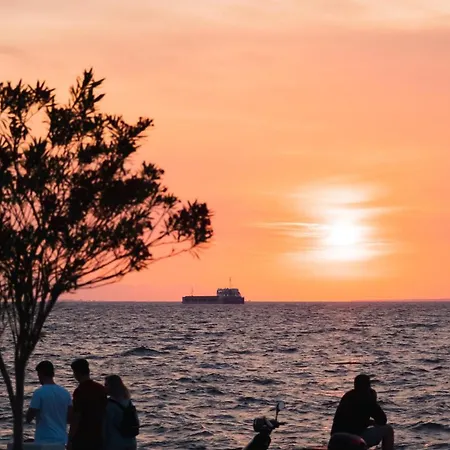 Near The Historical Elevator With A Sea View